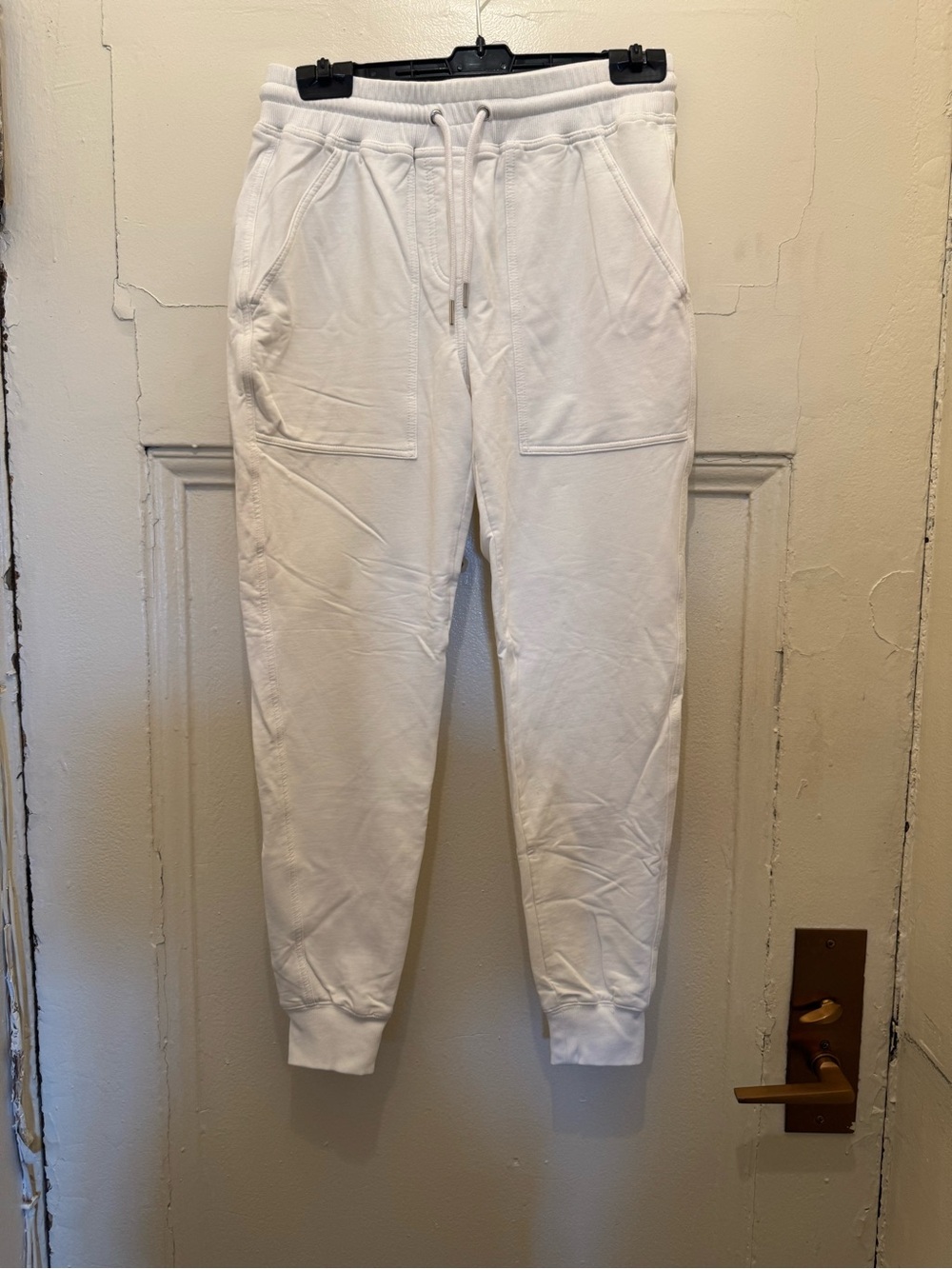 Brooks Brothers White Women's Jogger Sweatpants